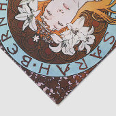 Alphonse Mucha Sarah Bernhardt  Art Nouveau Tissuepapier (Detail)