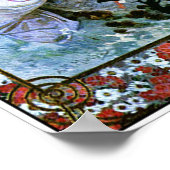 Alphonse Mucha - Slavia - Art Nouveau - Afscheidin Poster (Hoek)