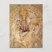 Alphonse Mucha - Slavia Briefkaart (Voorkant)