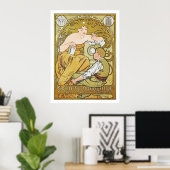 Alphonse Mucha - Société Populaire des Beaux-Arts Poster (Thuiskantoor)