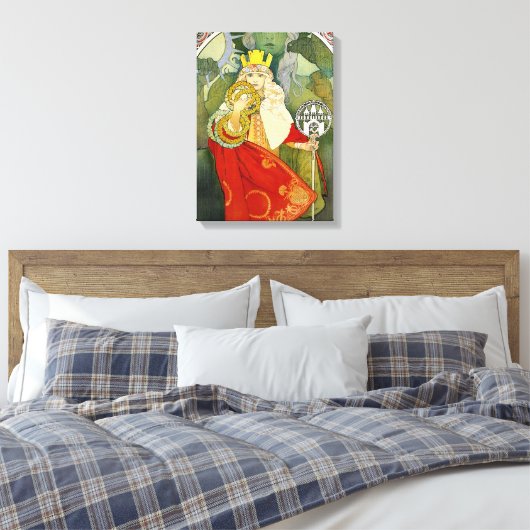 Alphonse Mucha Sokol Festival Canvas Poster (Insitu (Slaapkamer))
