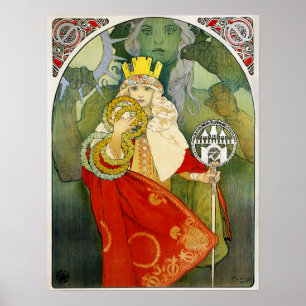 Alphonse Mucha Sokol Festival Poster