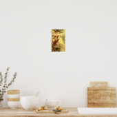 Alphonse Mucha Spirit of Spring Poster (Keuken)