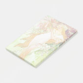 Alphonse Mucha Spring Floral Art Nouveau Post-it® Notes (Schuin)