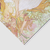 Alphonse Mucha Spring Floral  Art Nouveau Tissuepapier (Detail)
