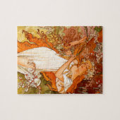 Alphonse Mucha Spring Legpuzzel (Horizontaal)