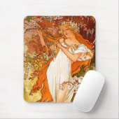 Alphonse Mucha Spring Muismat (Met muis)