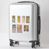 Alphonse Mucha Sticker Assortiment 1 (Koffer)