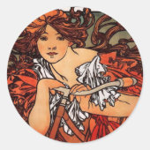 Alphonse Mucha  Stickers (Voorkant)