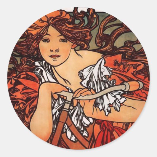Alphonse Mucha  Stickers (Voorkant)