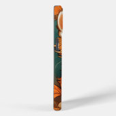 Alphonse Mucha Stijl Oranje Kat Case-Mate iPhone Case (Achterkant / Rechts)