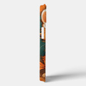 Alphonse Mucha Stijl Oranje Kat Case-Mate iPhone Case (Achterkant / Rechts)