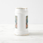 Alphonse Mucha Stijl Witte Kat Bierpul (Center)