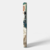 Alphonse Mucha Stijl Witte Kat Case-Mate iPhone Case (Achterkant / Links)