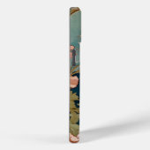 Alphonse Mucha Stijl Witte Kat Case-Mate iPhone Case (Achterkant / Rechts)