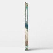 Alphonse Mucha Stijl Witte Kat Case-Mate iPhone Case (Achterkant / Links)