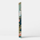Alphonse Mucha Stijl Witte Kat Case-Mate iPhone Case (Achterkant / Rechts)