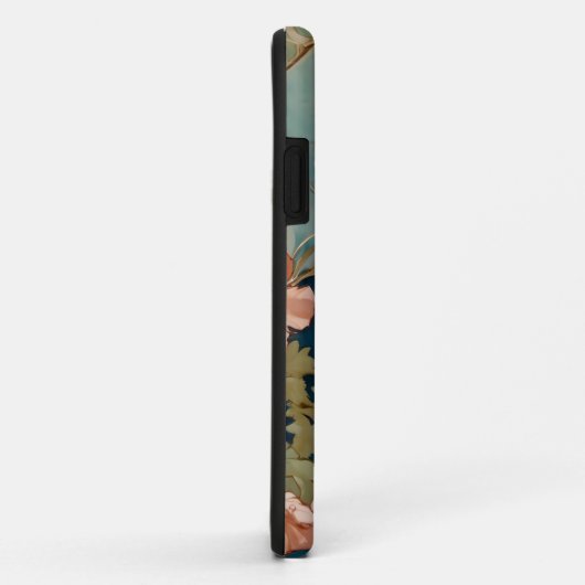 Alphonse Mucha Stijl Witte Kat Case-Mate iPhone Case (Achterkant/rechts)