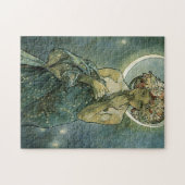 Alphonse Mucha Stunning Art Nouveau Vrouw #18 Legpuzzel (Horizontaal)