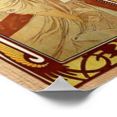 Alphonse Mucha Stunning Art Nouveau Woman #31 Poster (Hoek)