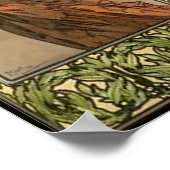 Alphonse Mucha Stunning Art Nouveau Woman #34 Poster (Hoek)