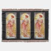 Alphonse Mucha Summer Deken (Voorkant)