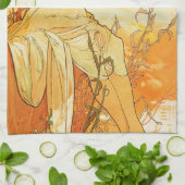 Alphonse Mucha Summer Kitchen Towel Theedoek (Gevouwen)
