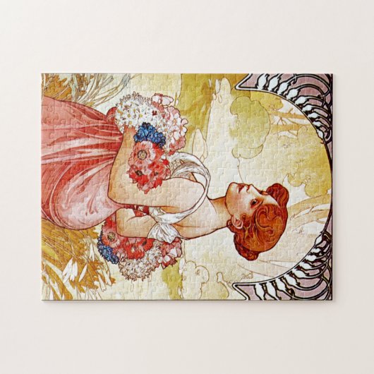 Alphonse Mucha Summer Legpuzzel (Horizontaal)