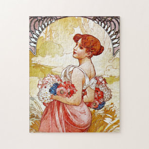 Alphonse Mucha Summer Legpuzzel