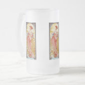 Alphonse Mucha Summer Matglas Bierpul (Voorkant links)