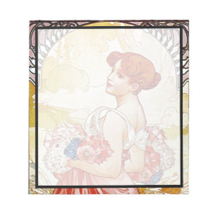 Alphonse Mucha Summer Notitieblok