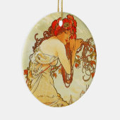 Alphonse Mucha Summer Ornament (Rechts)