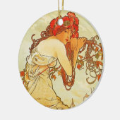 Alphonse Mucha Summer Ornament (Links)
