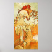 Alphonse Mucha Summer Poster (Voorkant)