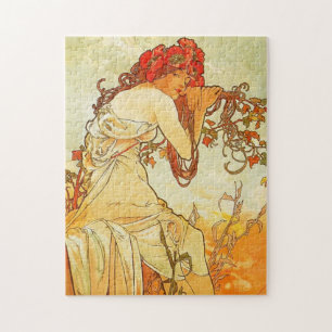 Alphonse Mucha Summer Puzzle Legpuzzel