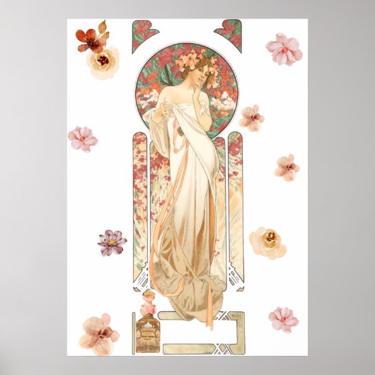 Alphonse Mucha - Sylvanis Essence Lithografie Poster (Voorkant)