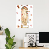 Alphonse Mucha - Sylvanis Essence Lithografie Poster (Thuiskantoor)