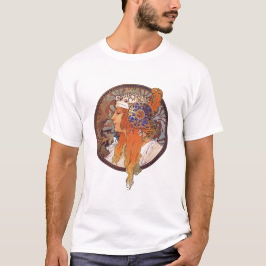 Alphonse Mucha T-shirt (Voorkant)