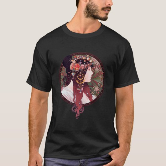 Alphonse Mucha T-shirt (Voorkant)