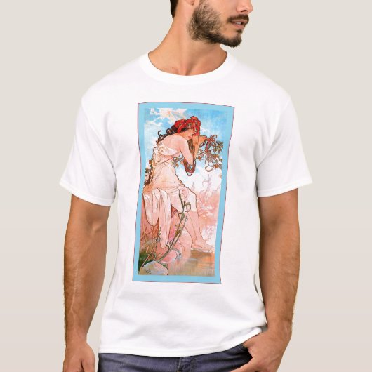 Alphonse Mucha T-shirt (Voorkant)