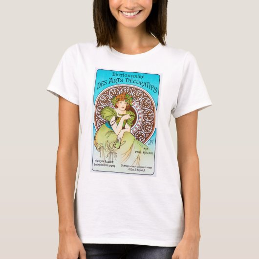 Alphonse Mucha T-shirt (Voorkant)