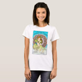 Alphonse Mucha T-shirt (Voorkant volledig)