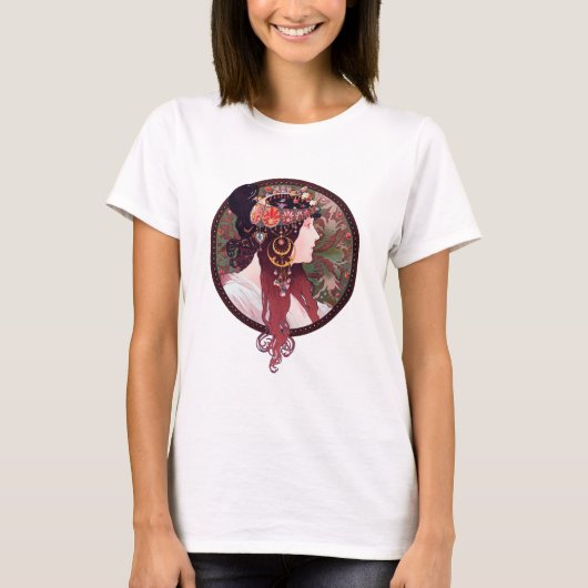 Alphonse Mucha T-shirt (Voorkant)