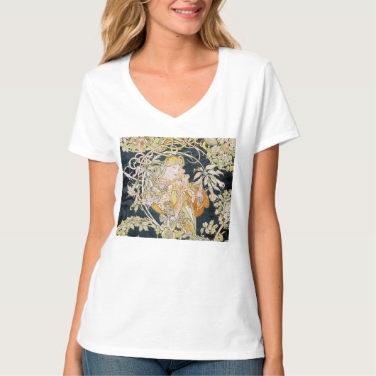 “Alphonse Mucha” T-shirt (Voorkant)