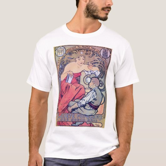 Alphonse Mucha T-shirt (Voorkant)