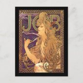 Alphonse Mucha - Taakreclame Briefkaart (Voorkant)