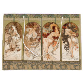 Alphonse Mucha The Seasons 1897 Art Nouveau Groot Cadeauzakje (Voorkant)