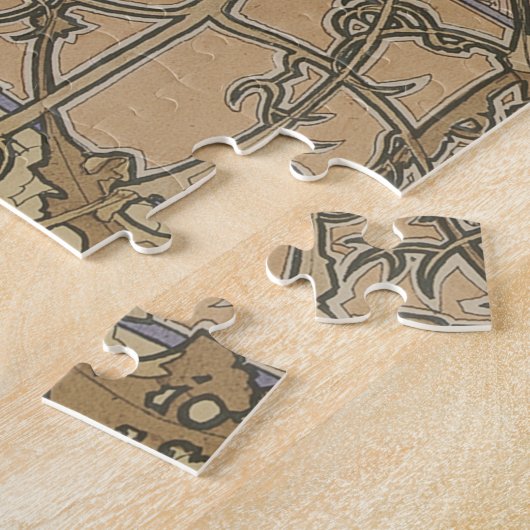 Alphonse Mucha The Seasons 1897 Art Nouveau Legpuzzel (Zijkant)