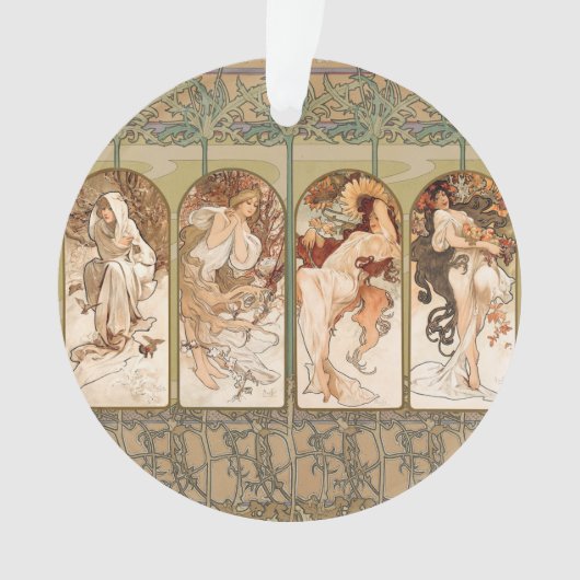 Alphonse Mucha The Seasons 1897 Art Nouveau Ornament (voorkant)