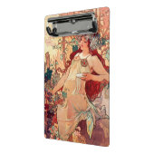 Alphonse Mucha, The Seasons, Autumn (1896) Mini Klembord (Angled2)